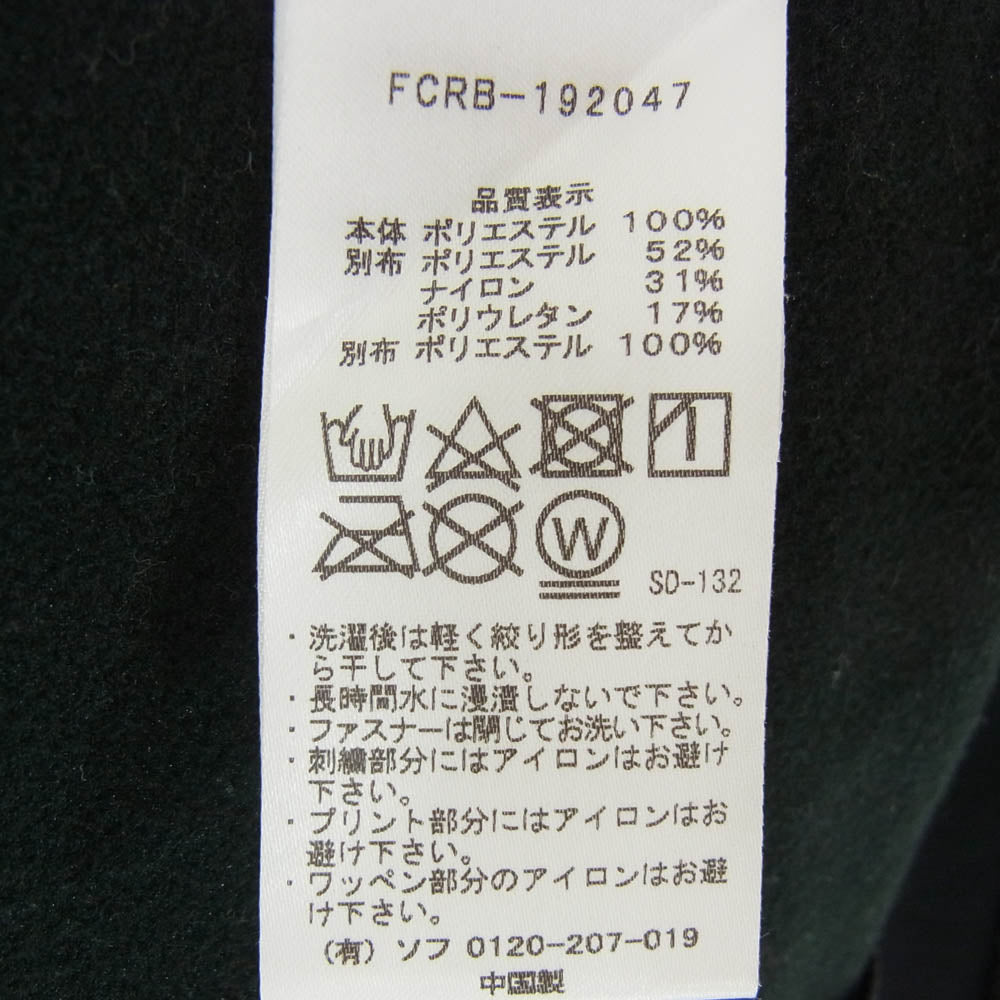 F.C.R.B. エフシーアールビー 19AW FCRB-192047 POLARTEC FLEECE HYBRID BLOUSON ポーラテック ハイブリッド フリース ジャケット ブルゾン グレー系 S【中古】