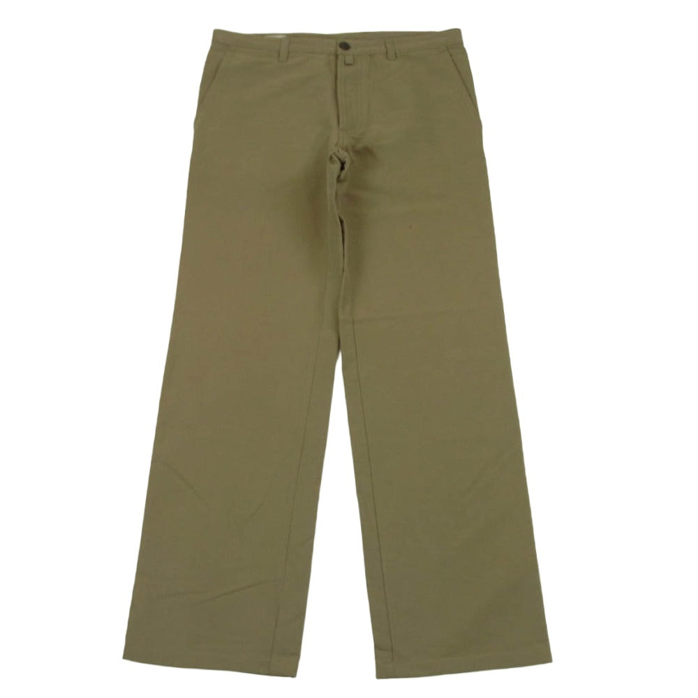 DRIES VAN NOTEN ドリスヴァンノッテン 3351-1749 POEM 8043 ライカ期 コットン トラウザー パンツ ベージュ系 48【中古】