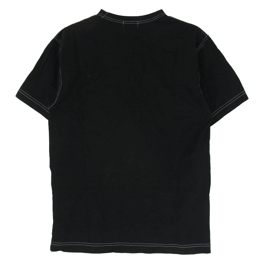 コムデギャルソンオムプリュス 半袖 プリント Tシャツ M 黒 ブラック