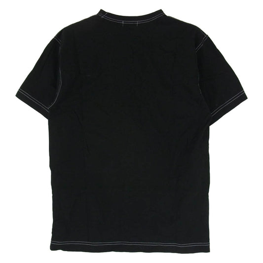 COMME des GARCONS HOMME PLUS コムデギャルソンオムプリュス 05AW PP-T041 x The Rolling Stones ローリング・ストーンズ リップ&タン ラメプリント 半袖 Tシャツ ブラック系 M【中古】