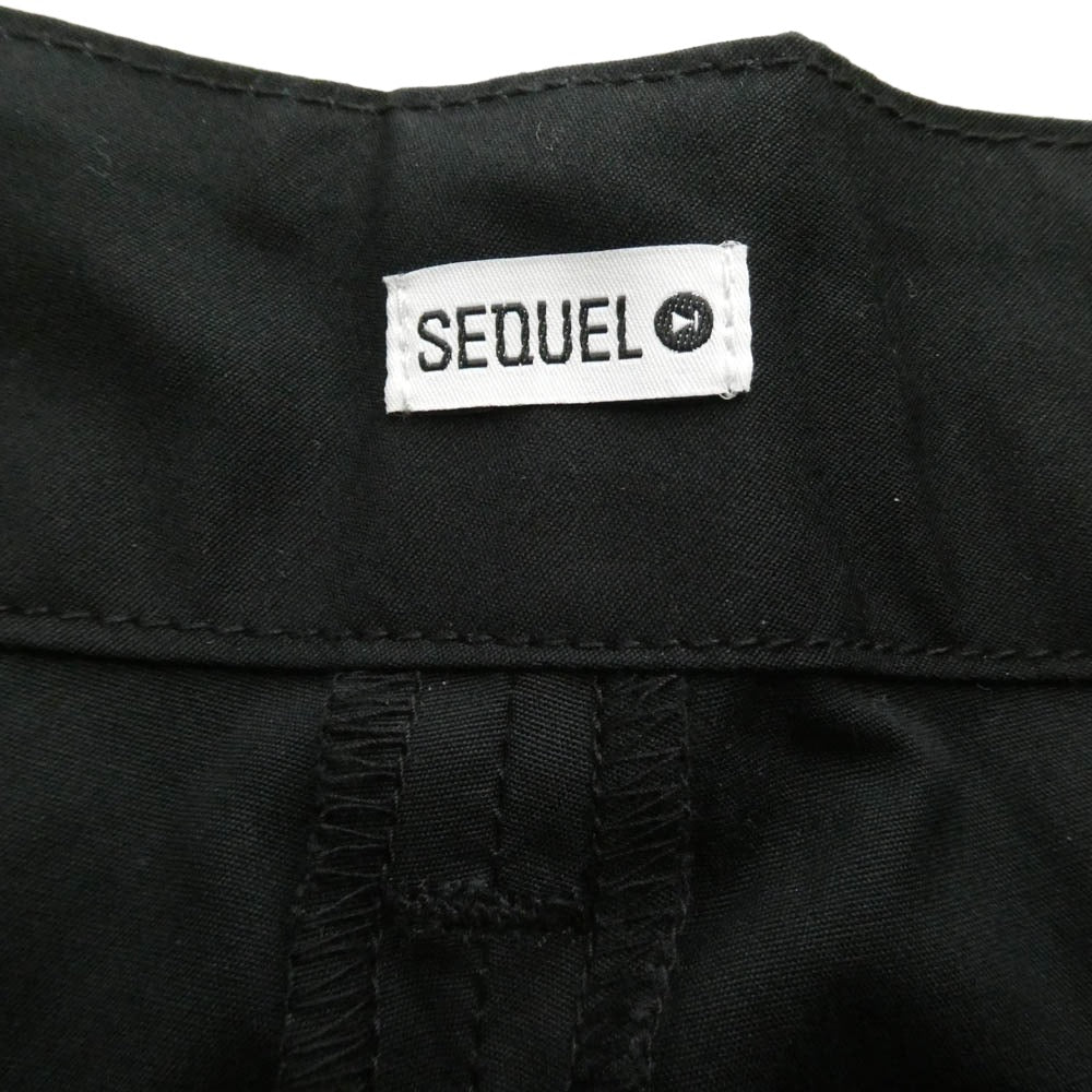 SEQUEL シークエル TYPE-F チノパンツ ブラック系 L【中古】