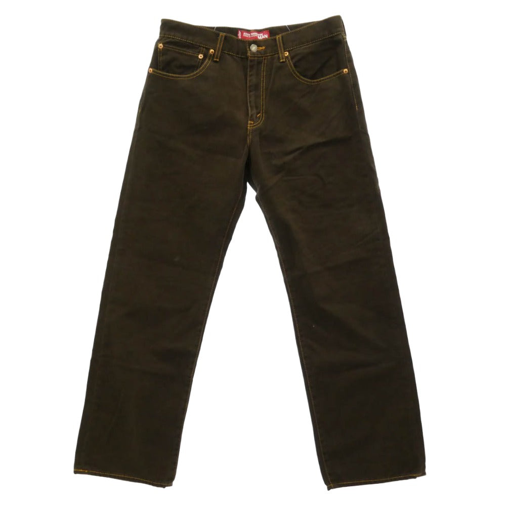 JUNYA WATANABE COMME des GARCONS MAN ジュンヤワタナベコムデギャルソンマン Levi's リーバイス 03AW WK-P002 x Levi's リーバイス AD2003 ジーンズ デニムパンツ ブラウン系 S【中古】