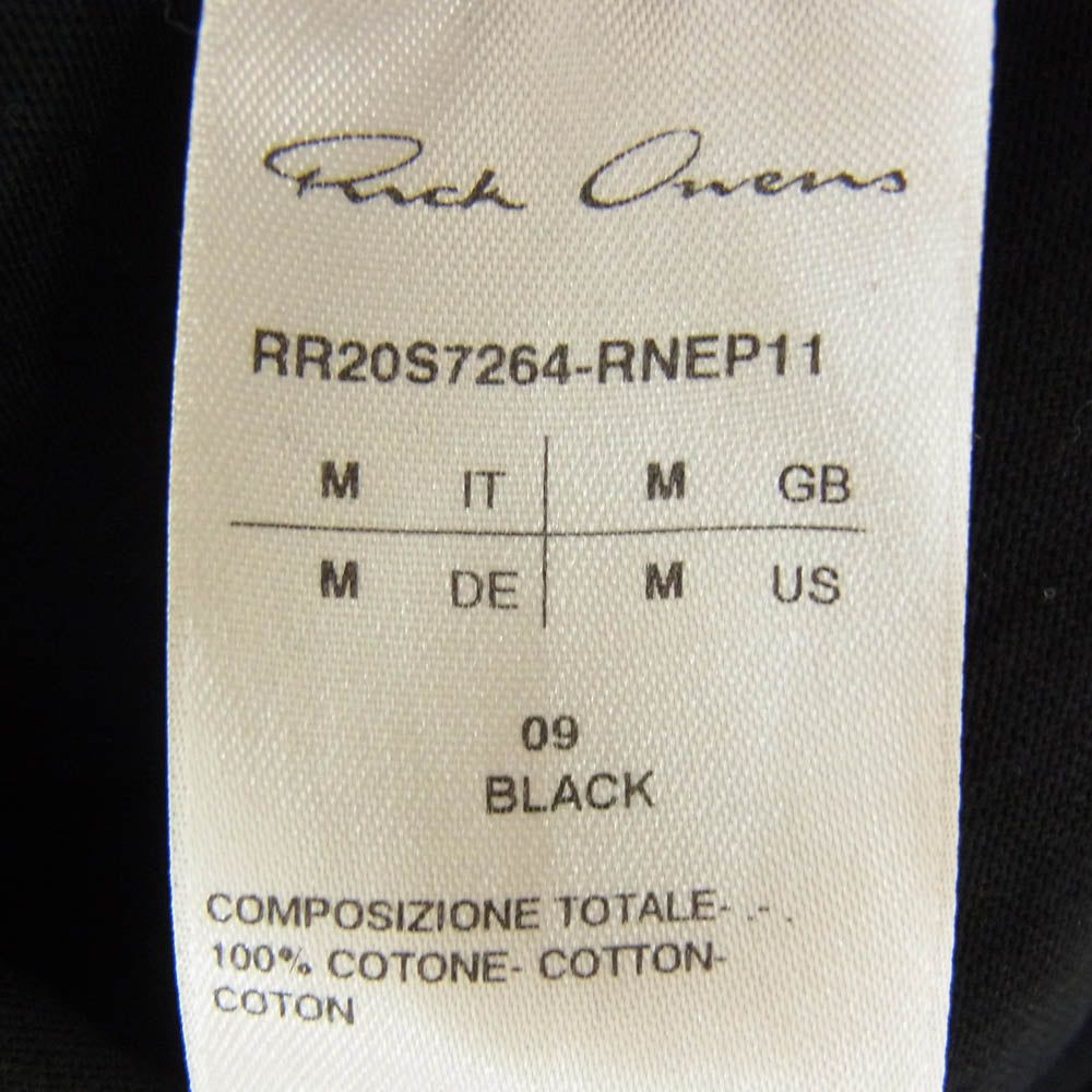 Rick Owens リックオウエンス 20SS RR20S7264-RNEP11 Drkshdw Houseago Print Level Tee トーマスハウセゴ プリント 半袖 レベルTシャツ ブラック系 M【中古】