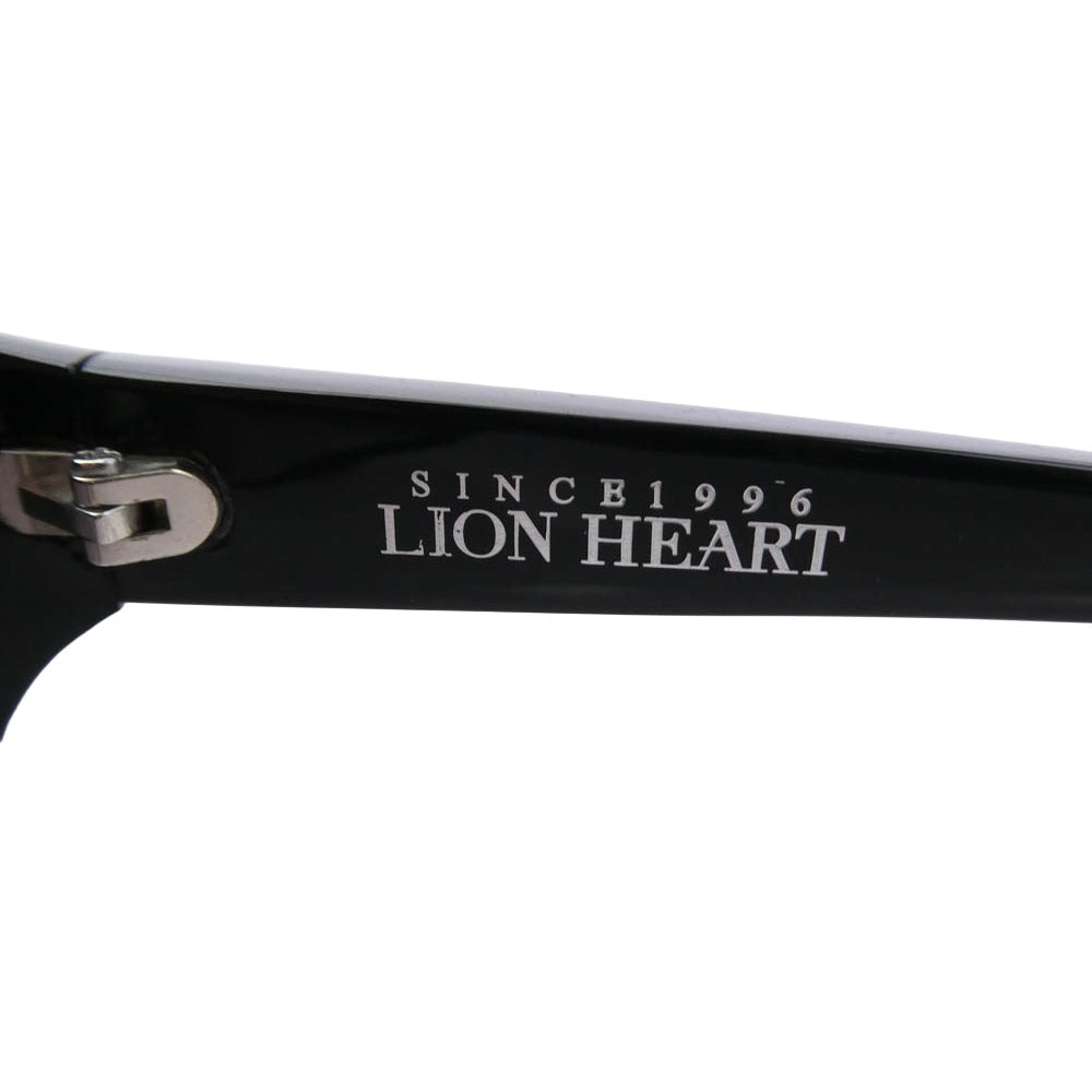 LION HEART ライオンハート 04LH-02/01 オーバル サングラス ブラック系 63□15-122【中古】