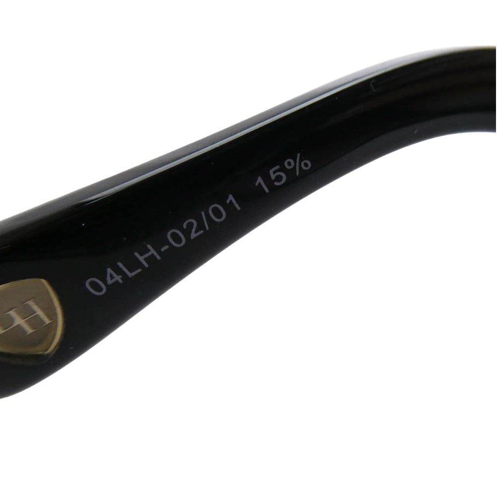 LION HEART ライオンハート 04LH-02/01 オーバル サングラス ブラック系 63□15-122【中古】