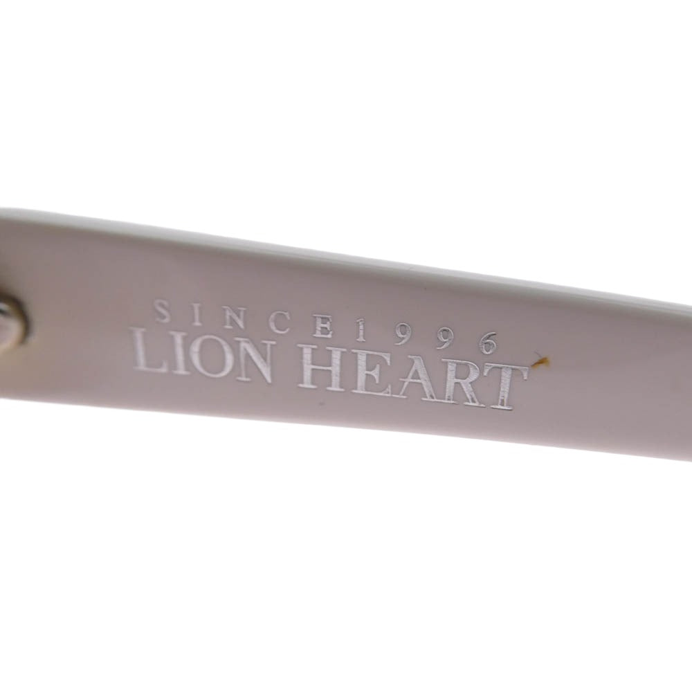 LION HEART ライオンハート 04LH-03/01 オーバル バイカラー サングラス ブラック系 ホワイト系 59□17　120【中古】
