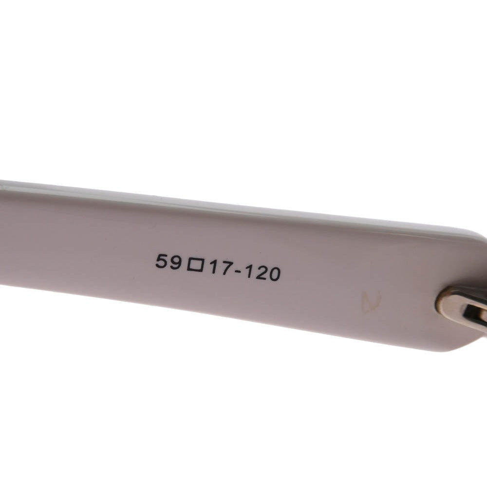 LION HEART ライオンハート 04LH-03/01 オーバル バイカラー サングラス ブラック系 ホワイト系 59□17　120【中古】