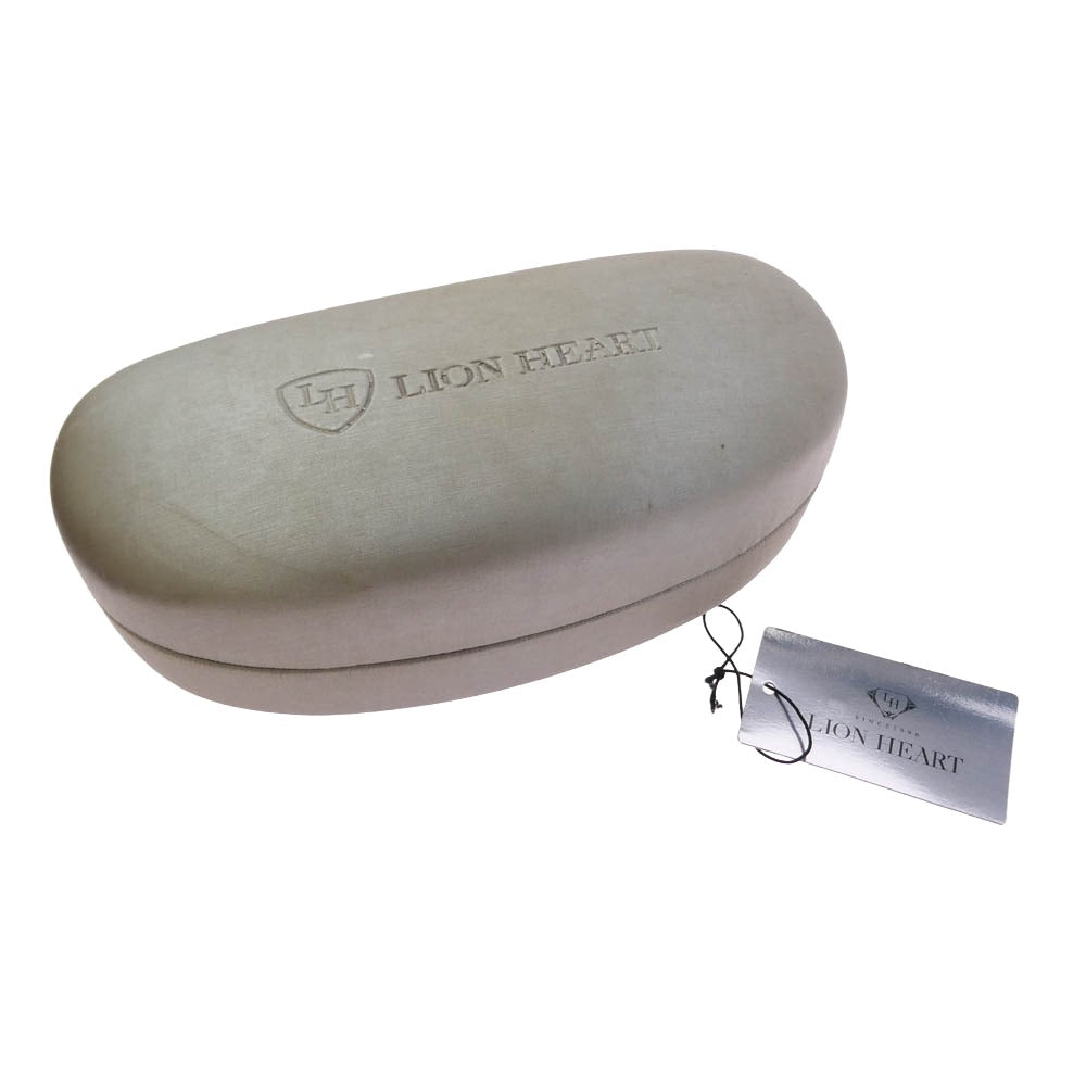 LION HEART ライオンハート 04LH-03/01 オーバル バイカラー サングラス ブラック系 ホワイト系 59□17　120【中古】