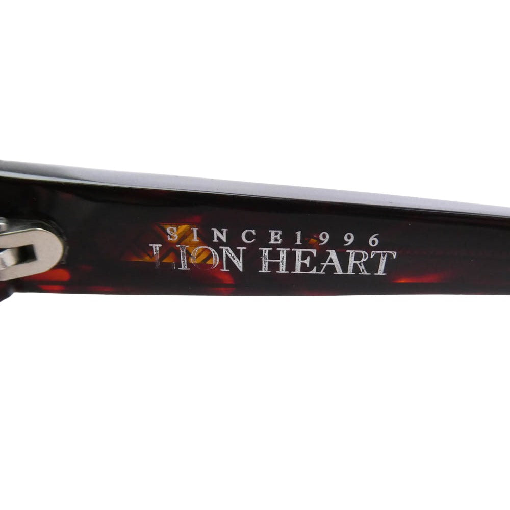 LION HEART ライオンハート 04LH-02/02 マーブル サングラス ブラウン系 63□15-122【中古】