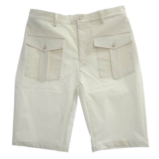 1piu1uguale3 ウノピュウノウグァーレトレ GRP133 POE456 GOLF ゴルフ FRONT POCKET SHORT PANTS フロントポケット ショートパンツ ハーフパンツ ホワイト系 XL Ⅵ【中古】
