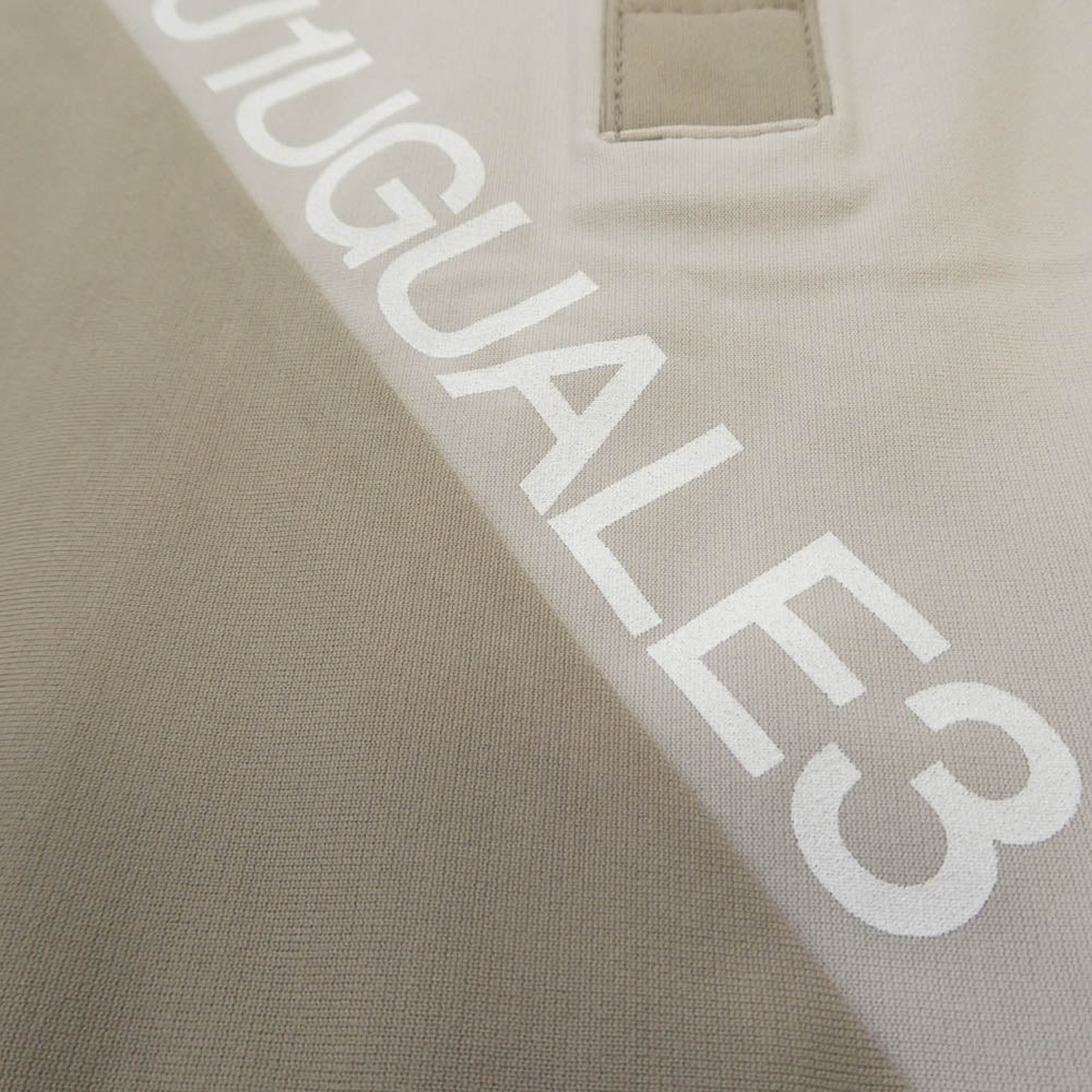 1piu1uguale3 ウノピュウノウグァーレトレ GRT131 NYU061 S/S POLO CROSS SWITCH クレイジー 半袖 ポロシャツ ベージュ系 ブラウン系 L Ⅴ【中古】