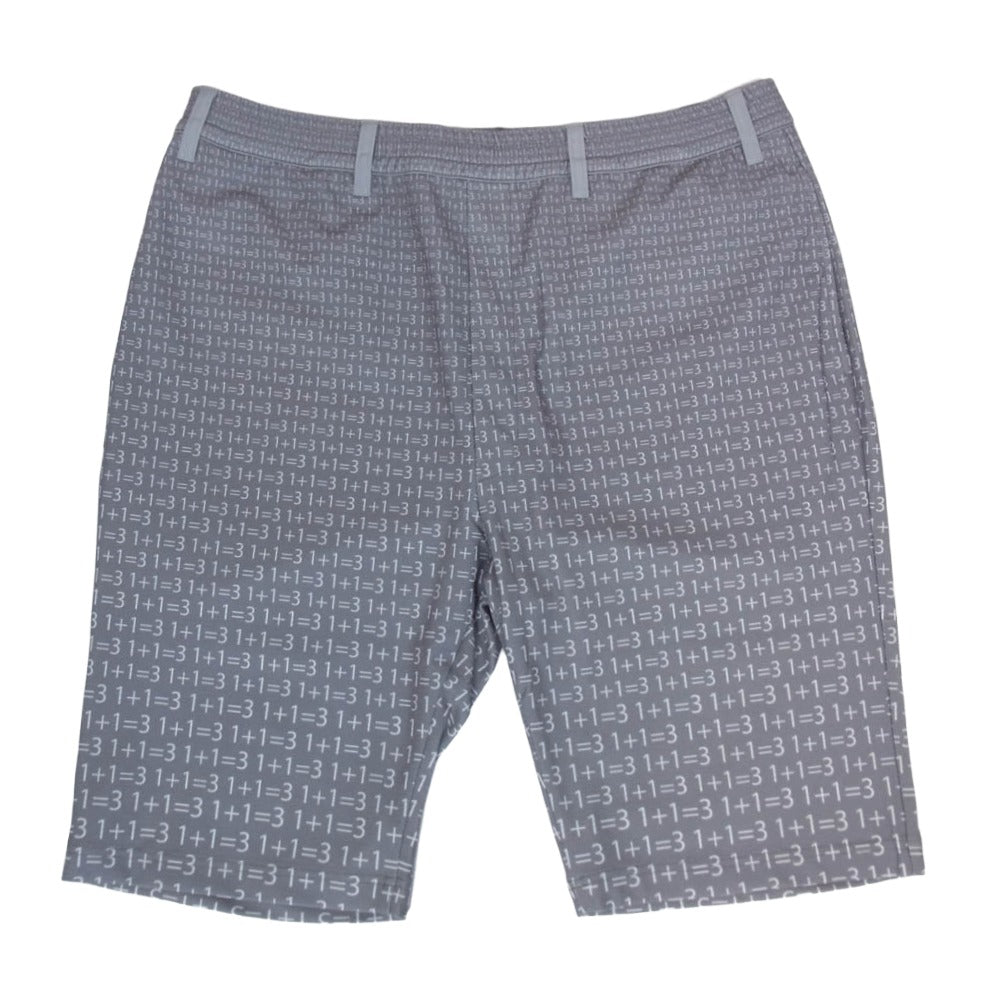 1piu1uguale3 ウノピュウノウグァーレトレ GRP132 POE455 GOLF PRODUCE BY PANZETTA GIROLAMO SHORT PANTS ショートパンツ ショーツ ハーフパンツ グレー系 VI【中古】