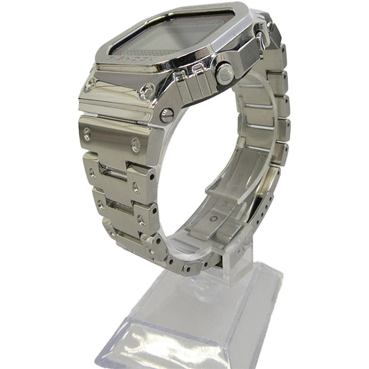CASIO G-SHOCK カシオ ジーショック GMW-B5000D-1CJF カシオ ジーショック フルメタル デジタル ウォッチ ソーラー電波 腕時計 シルバー系【中古】