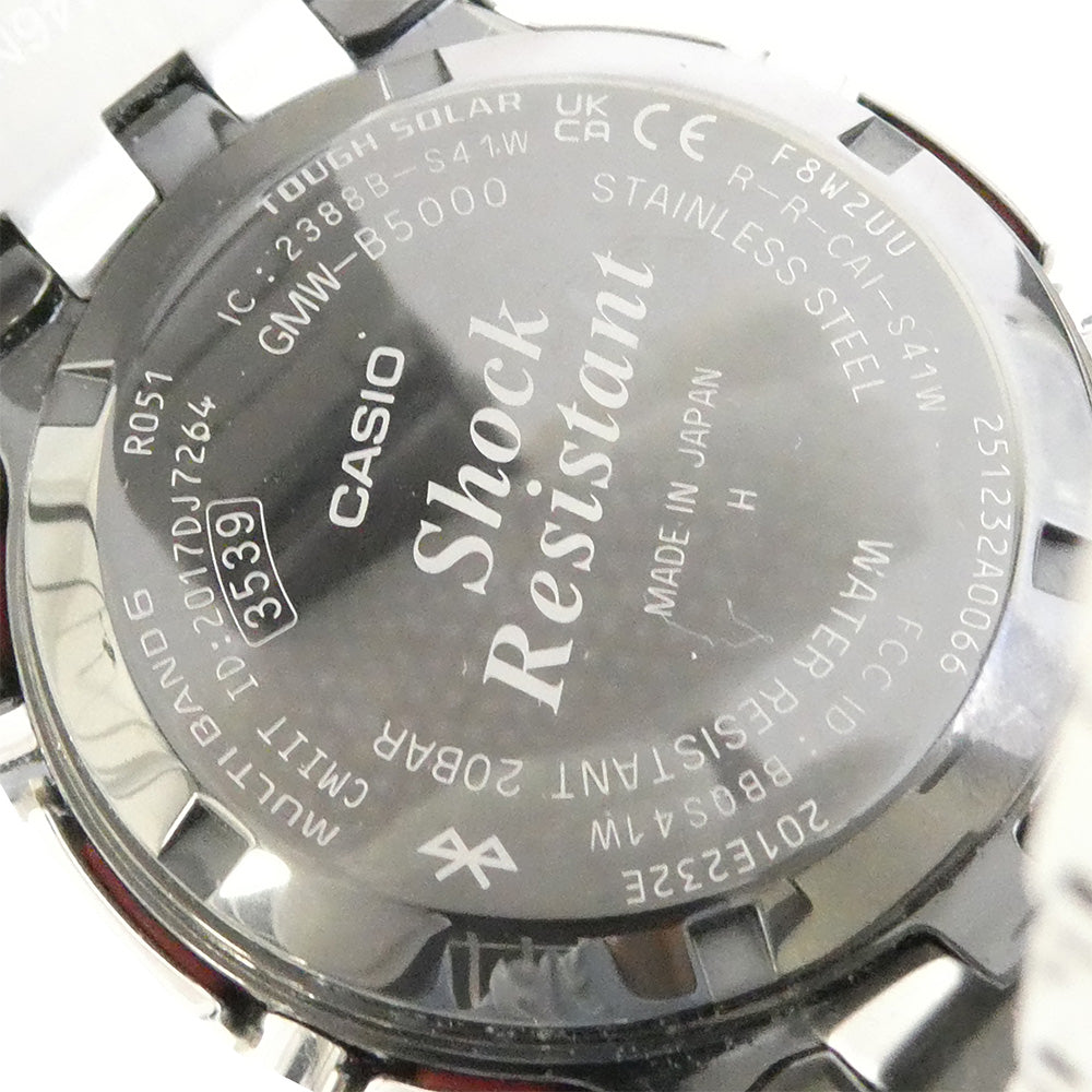CASIO G-SHOCK カシオ ジーショック GMW-B5000D-1CJF カシオ ジーショック フルメタル デジタル ウォッチ ソーラー電波 腕時計 シルバー系【中古】