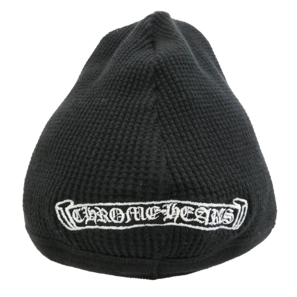 CHROME HEARTS クロムハーツ（原本無） VINE DAGGER THERMAL BEANIE ヴァインダガー 刺繍 ビーニー ニット帽 ブラック系【中古】