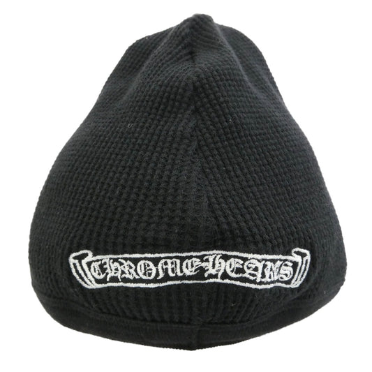 CHROME HEARTS クロムハーツ（原本無） VINE DAGGER THERMAL BEANIE ヴァインダガー 刺繍 ビーニー ニット帽 ブラック系【中古】