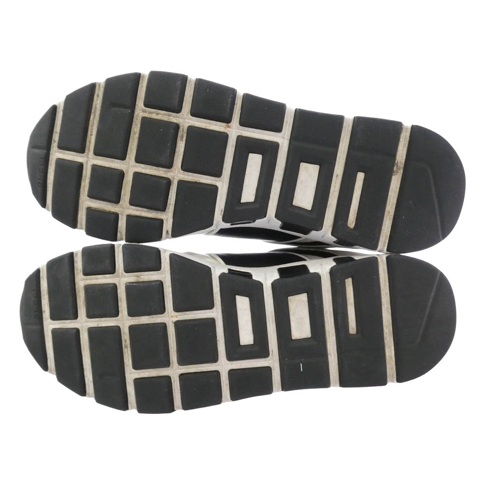 GUCCI グッチ 426184 インターロッキングG ローカット スニーカー ホワイト系 ブラック系 8.5【中古】