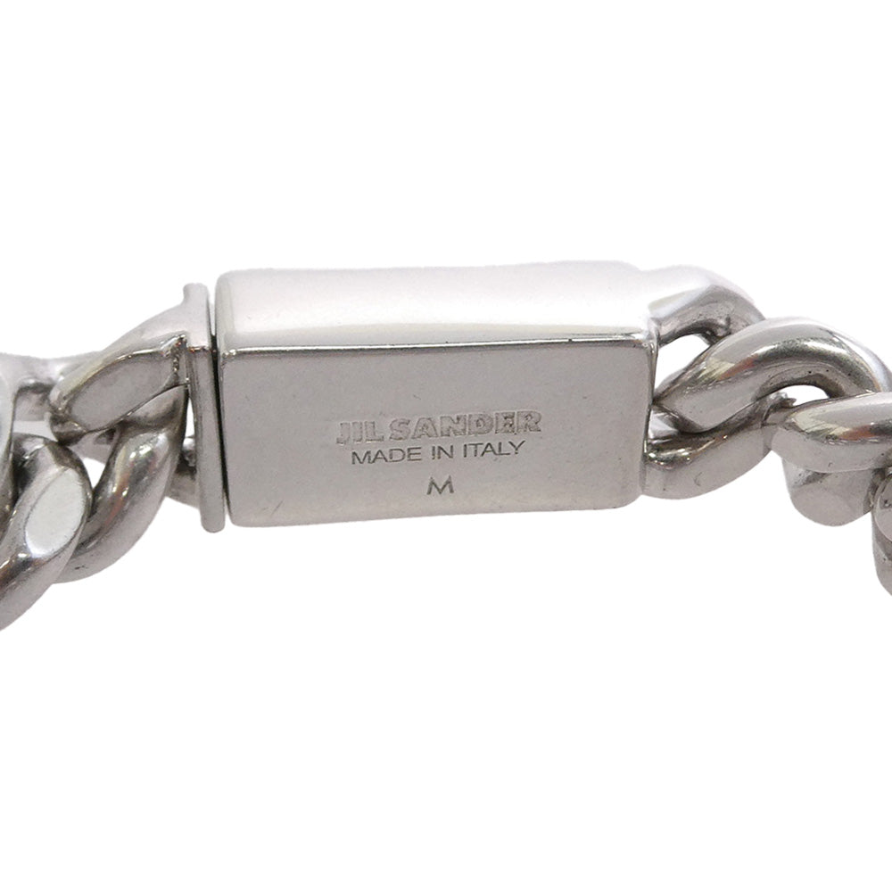 JIL SANDER ジルサンダー 25SS J30UY0031 BRACELET チェーン ブレスレット シルバー系 M【中古】