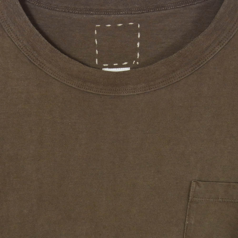 VISVIM ビズビム 18SS 0118105010009 JUMBO TEE S/S ジャンボ Tシャツ 半袖 モスグリーン系 3【中古】