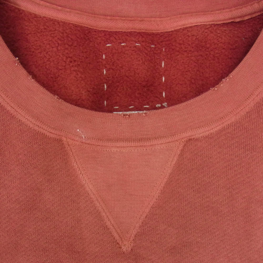 VISVIM ビズビム 18ＡＷ 0118205010020 JUMBO SWEAT CREW 3/4 UNEVEN DYE ジャンボ スウェット レッド系 2【中古】
