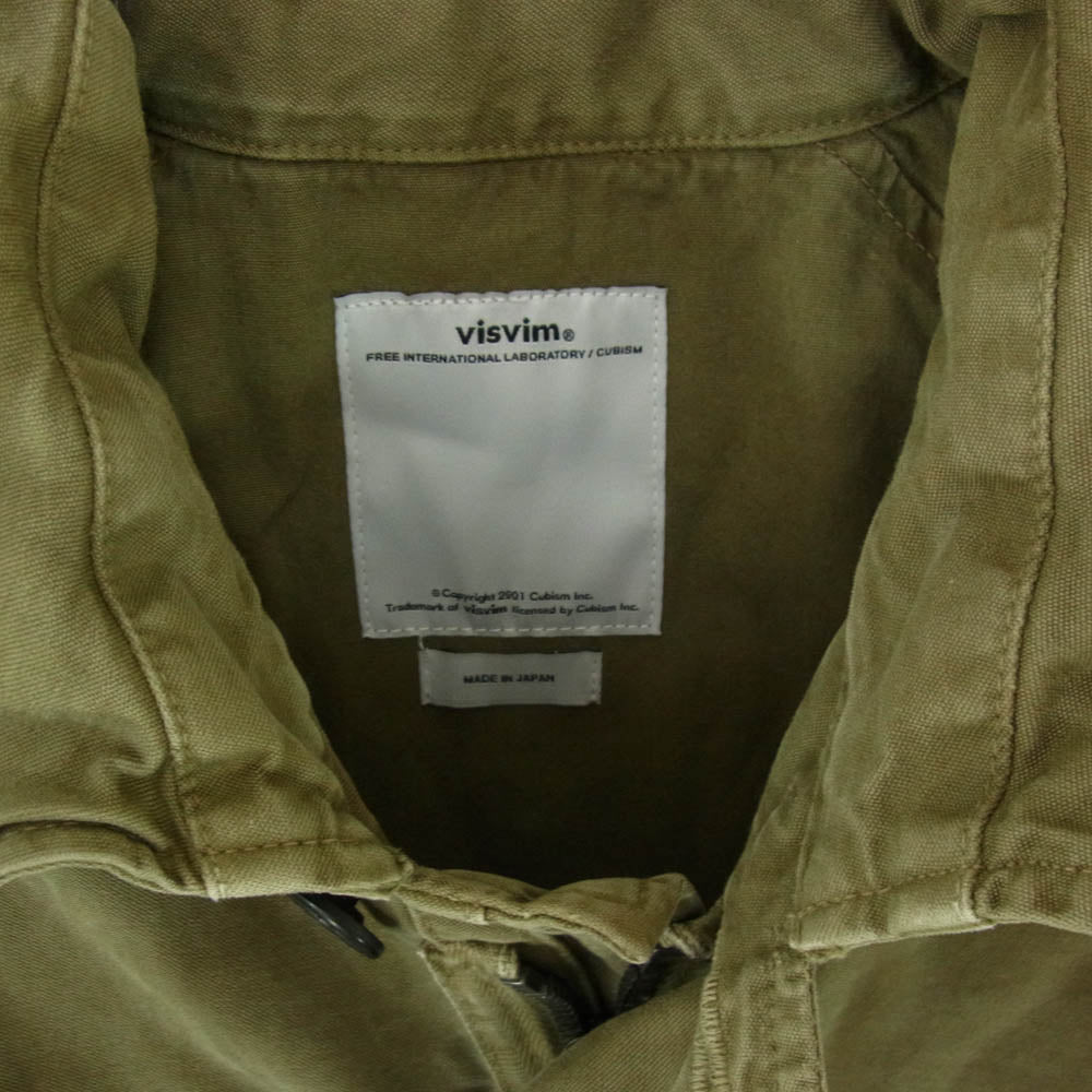 VISVIM ビズビム 17AW 0117205013029 P.F.D. JKT M-65 ミリタリー ジャケット ブルゾン カーキ系 2【中古】