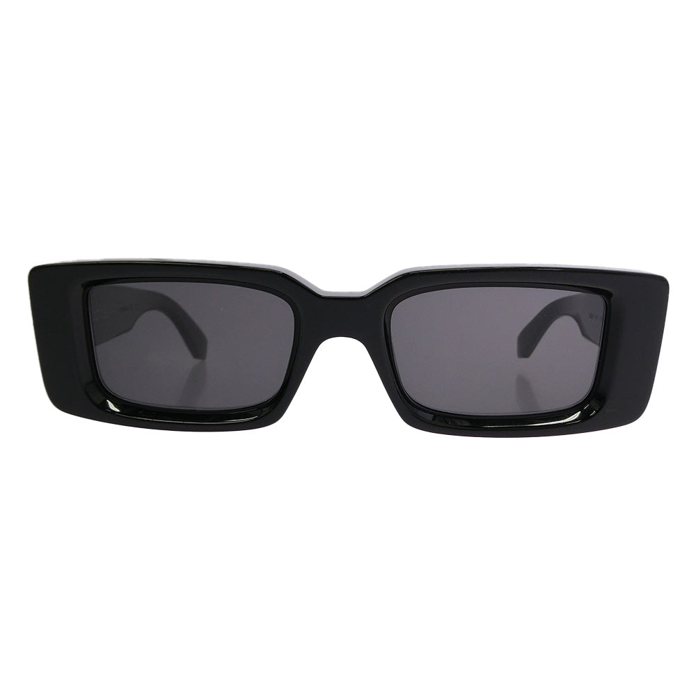 OFF-WHITE オフホワイト OER1127 1007 ARTHUR スクエア フレーム サングラス アイウェア ブラック系【中古】
