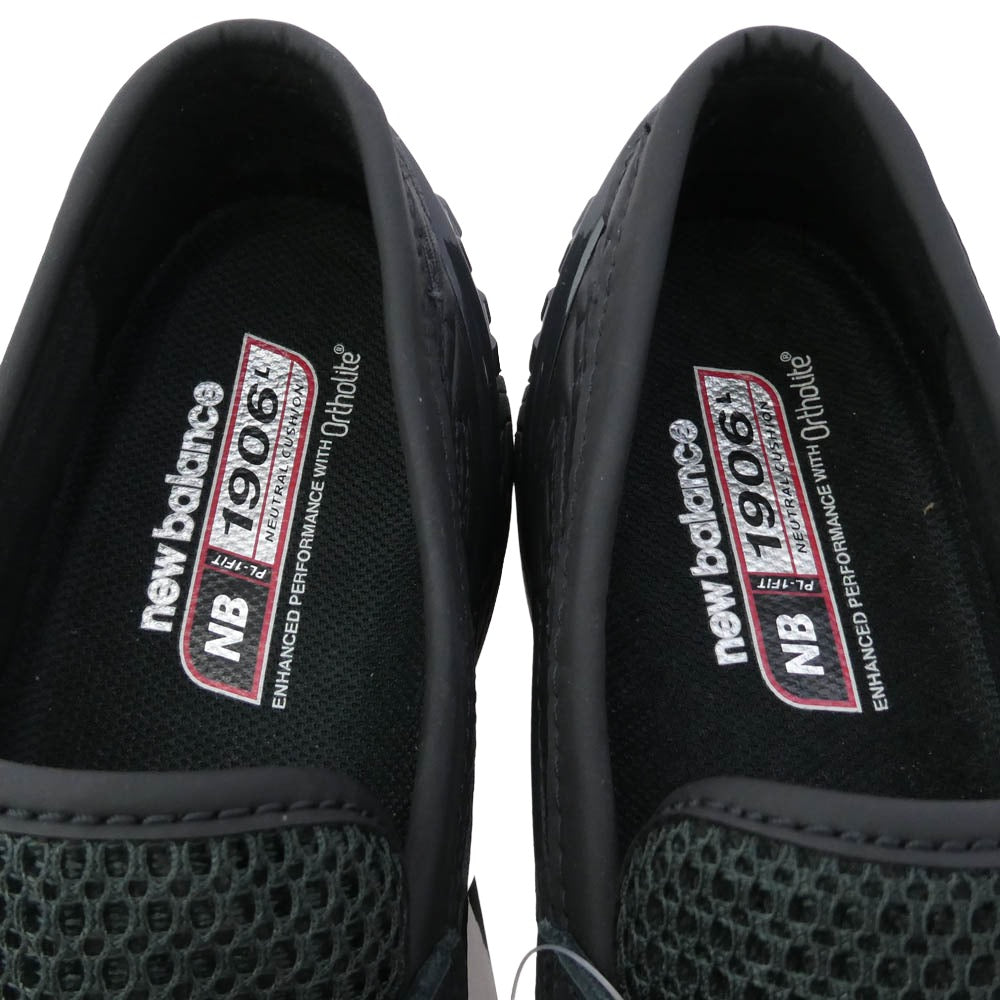 NEW BALANCE ニューバランス U1906LAI 【フェイクバスターズ鑑定済】 ローファー スニーカー ブラック系 27.5cm【中古】