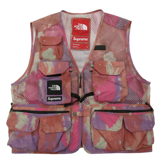 Supreme シュプリーム 20SS The North Face Cargo Vest Pink ノースフェイス カーゴ ベスト ピンク系 パープル系 L【中古】