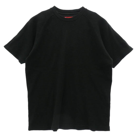 Supreme シュプリーム 24AW Stencil Thermal S/S Top バックロゴ ステンシル サーマル 半袖 Tシャツ カットソー ブラック系 S【中古】
