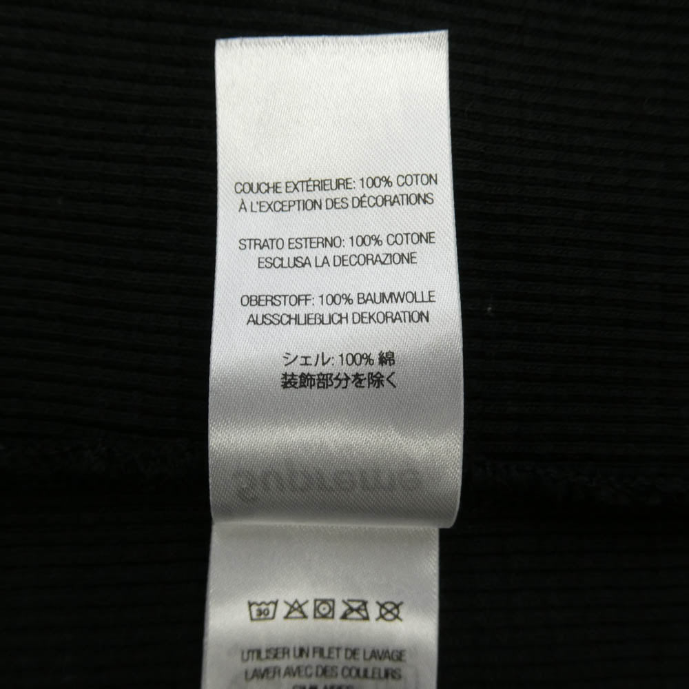 Supreme シュプリーム 24AW Stencil Thermal S/S Top バックロゴ ステンシル サーマル 半袖 Tシャツ カットソー ブラック系 S【中古】