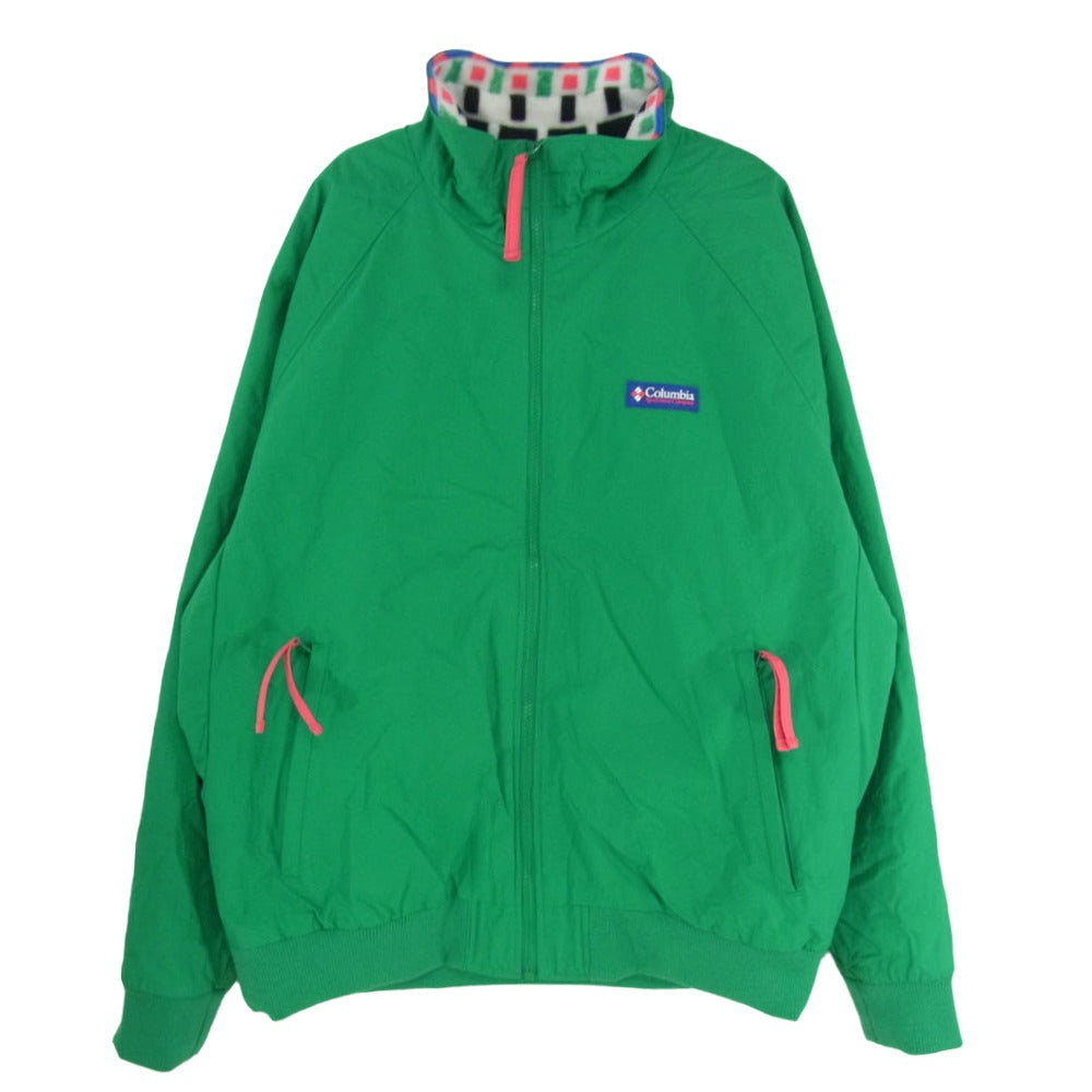 Columbia コロンビア 220 WM0959 FALMOUTH JACKET 裏起毛 フルジップ ジャケット グリーン系 L/G【中古】