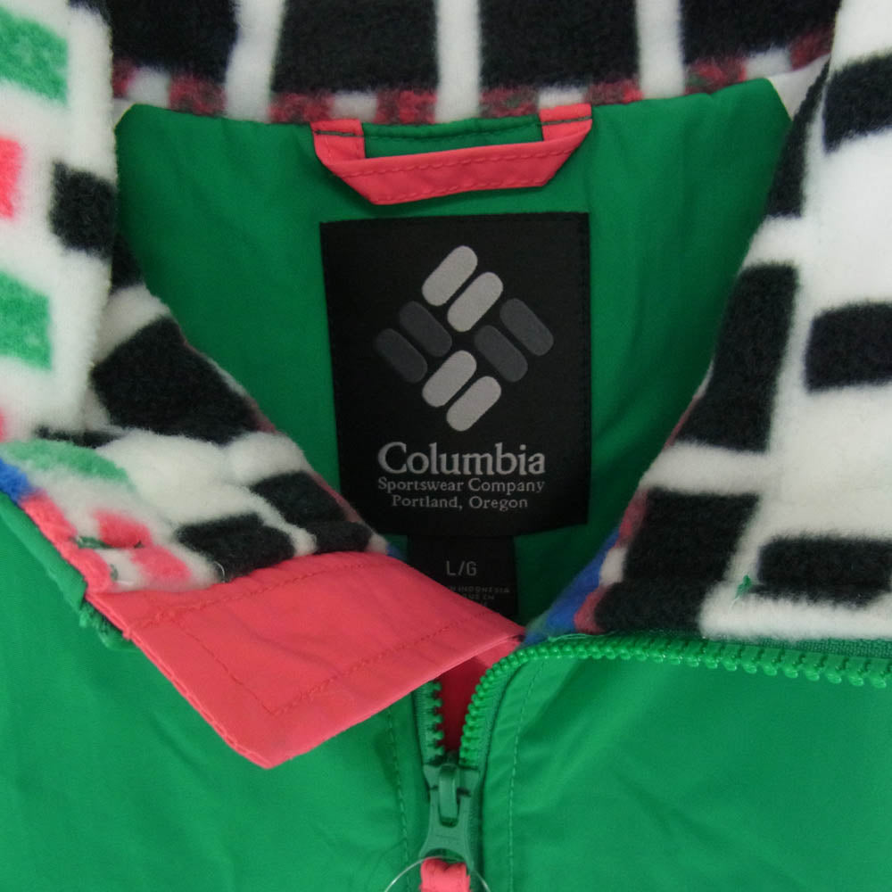 Columbia コロンビア 220 WM0959 FALMOUTH JACKET 裏起毛 フルジップ ジャケット グリーン系 L/G【中古】