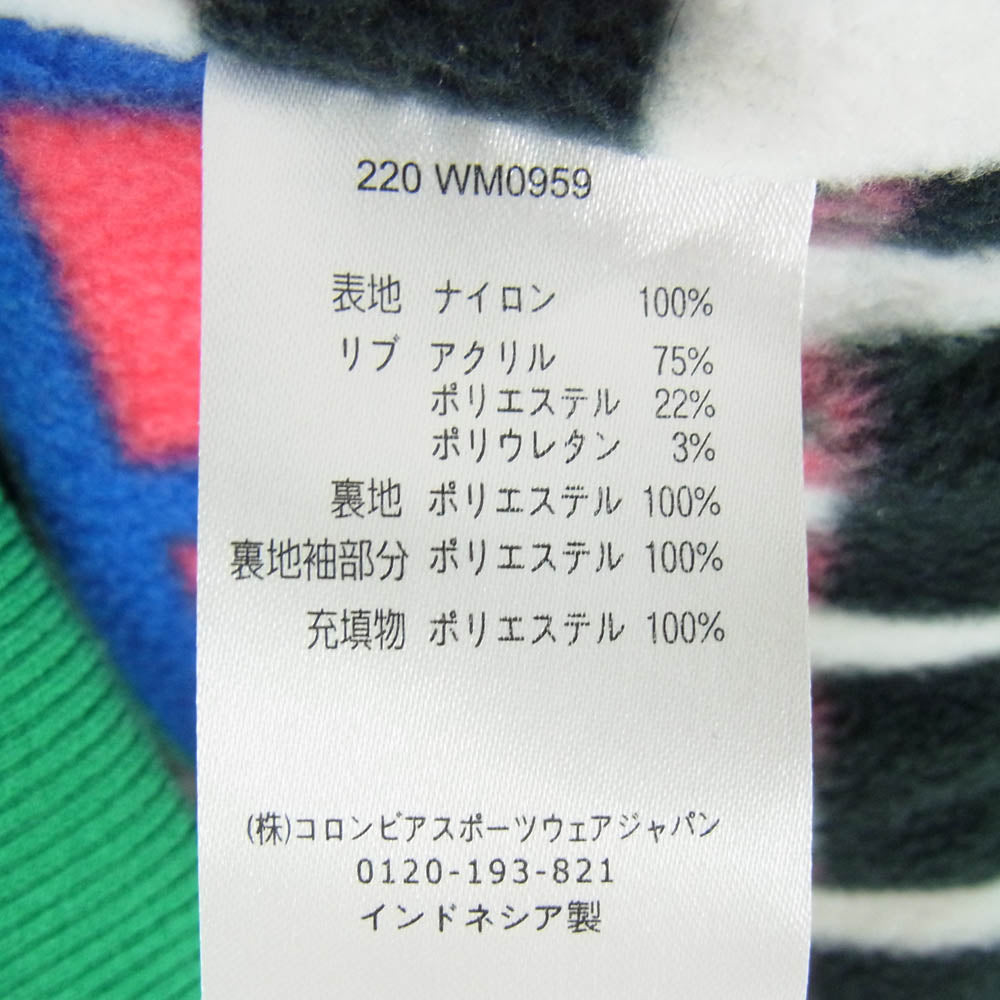 Columbia コロンビア 220 WM0959 FALMOUTH JACKET 裏起毛 フルジップ ジャケット グリーン系 L/G【中古】