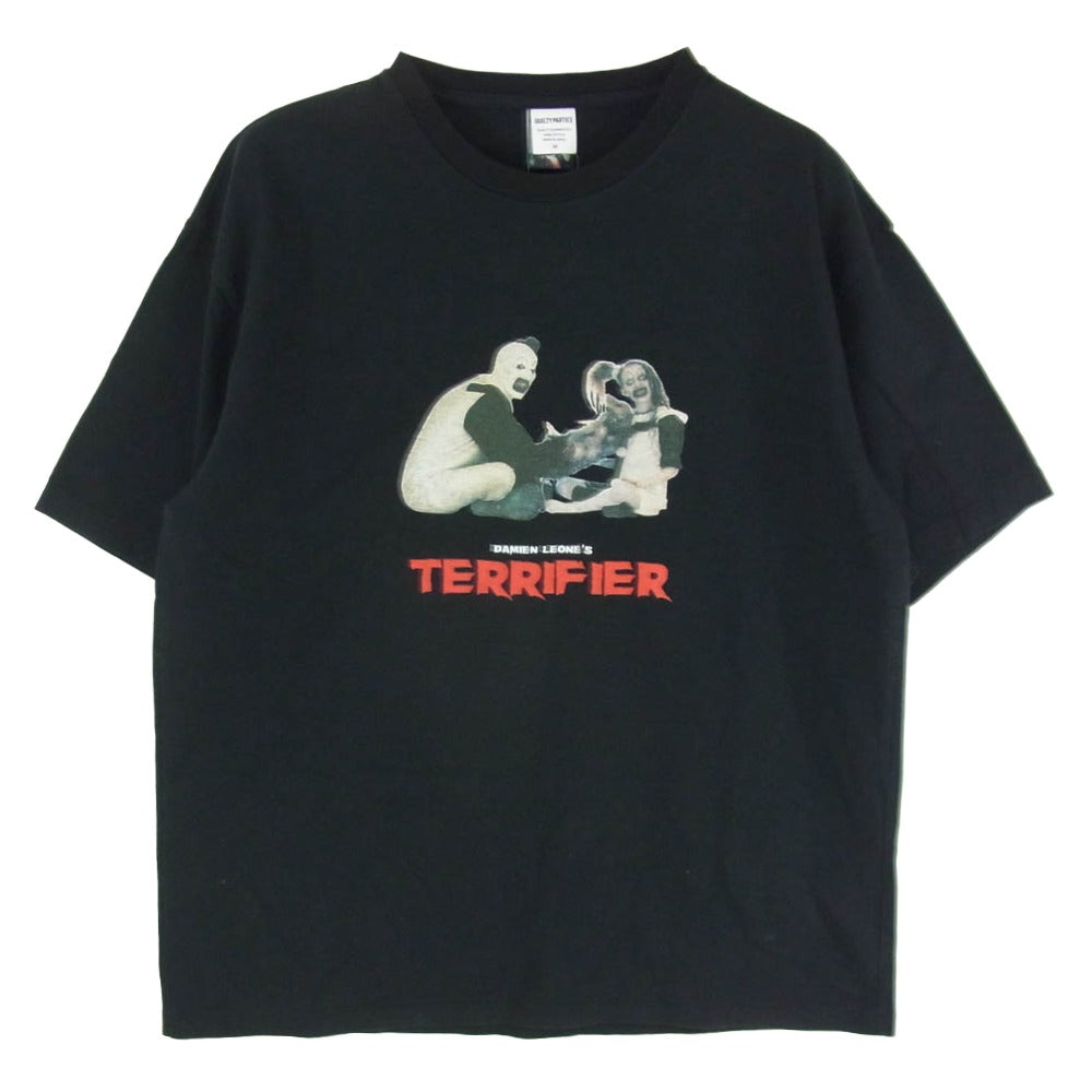 WACKO MARIA ワコマリア TERRIFIER WASHED HEAVY WEIGHT T-SHIRT TYPE-3 テリファー ウォッシュドクルーネック 半袖 Tシャツ ブラック系 M【中古】