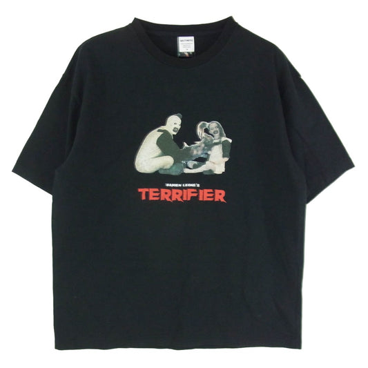 WACKO MARIA ワコマリア TERRIFIER WASHED HEAVY WEIGHT T-SHIRT TYPE-3 テリファー ウォッシュドクルーネック 半袖 Tシャツ ブラック系 M【中古】