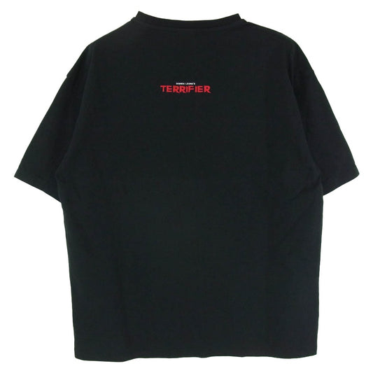 WACKO MARIA ワコマリア TERRIFIER WASHED HEAVY WEIGHT T-SHIRT TYPE-3 テリファー ウォッシュドクルーネック 半袖 Tシャツ ブラック系 M【中古】