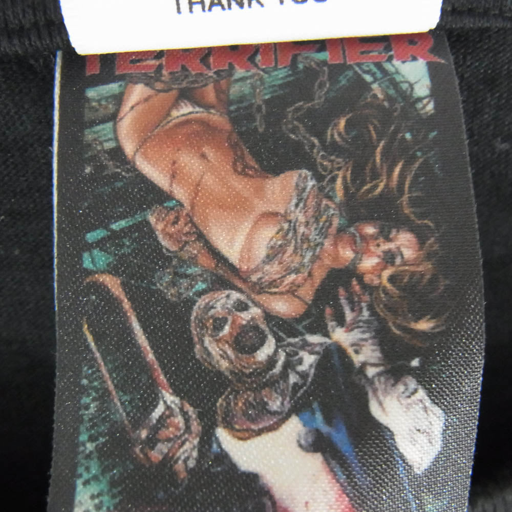 WACKO MARIA ワコマリア TERRIFIER WASHED HEAVY WEIGHT T-SHIRT TYPE-3 テリファー ウォッシュドクルーネック 半袖 Tシャツ ブラック系 M【中古】