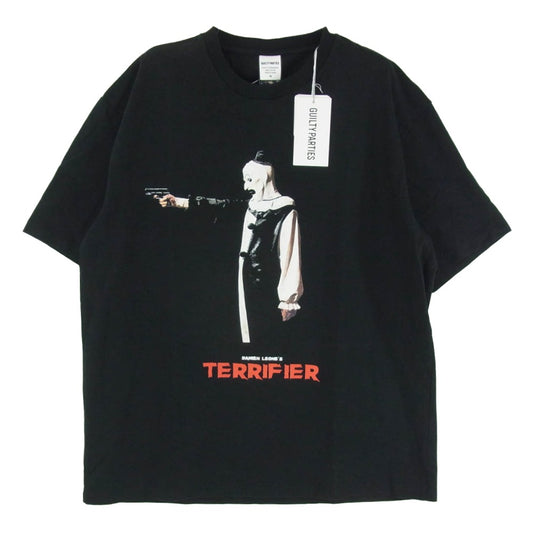 WACKO MARIA ワコマリア TERRIFIER WASHED HEAVY WEIGHT CREW NECK T-SHIRT TYPE-3 テリファー ウォッシュドクルーネック 半袖 Tシャツ ブラック系 M【極上美品】【中古】