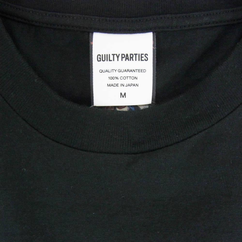 WACKO MARIA ワコマリア TERRIFIER WASHED HEAVY WEIGHT CREW NECK T-SHIRT TYPE-3 テリファー ウォッシュドクルーネック 半袖 Tシャツ ブラック系 M【極上美品】【中古】
