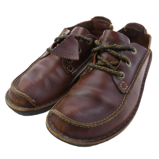 Clarks クラークス Trek Veldt トレックヴェルト レザー シューズ ブラウン系 US8【中古】
