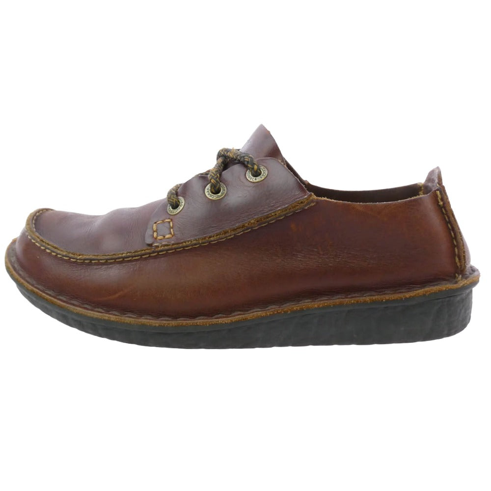 Clarks クラークス Trek Veldt トレックヴェルト レザー シューズ ブラウン系 US8【中古】