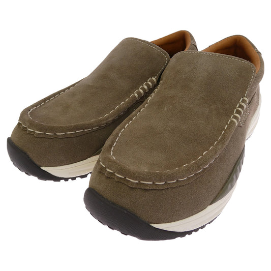uniform experiment ユニフォームエクスペリメント x GRAVIS グラビス CURICKET スウェード スリッポン スニーカー ベージュ系 26cm【美品】【中古】
