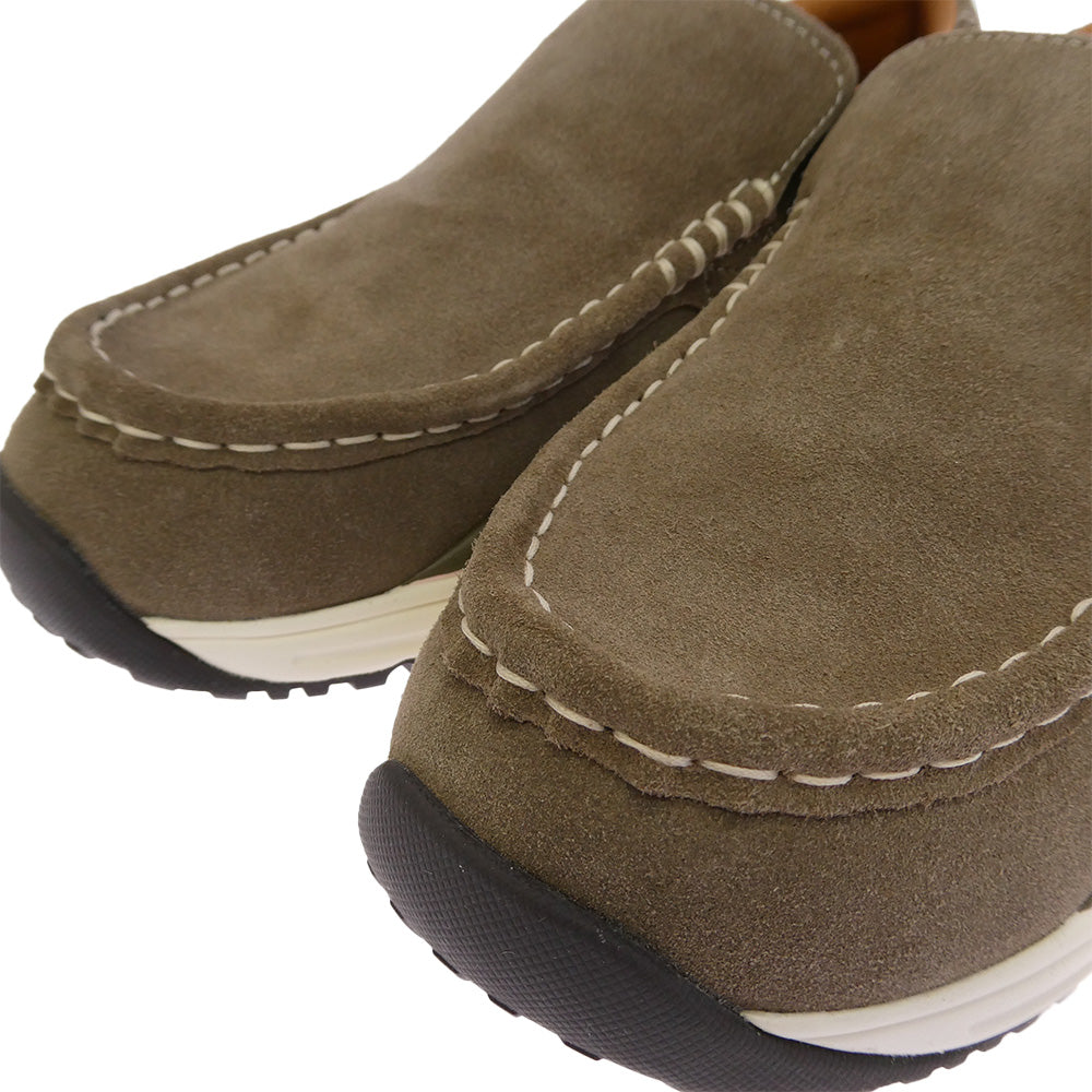 uniform experiment ユニフォームエクスペリメント x GRAVIS グラビス CURICKET スウェード スリッポン スニーカー ベージュ系 26cm【美品】【中古】