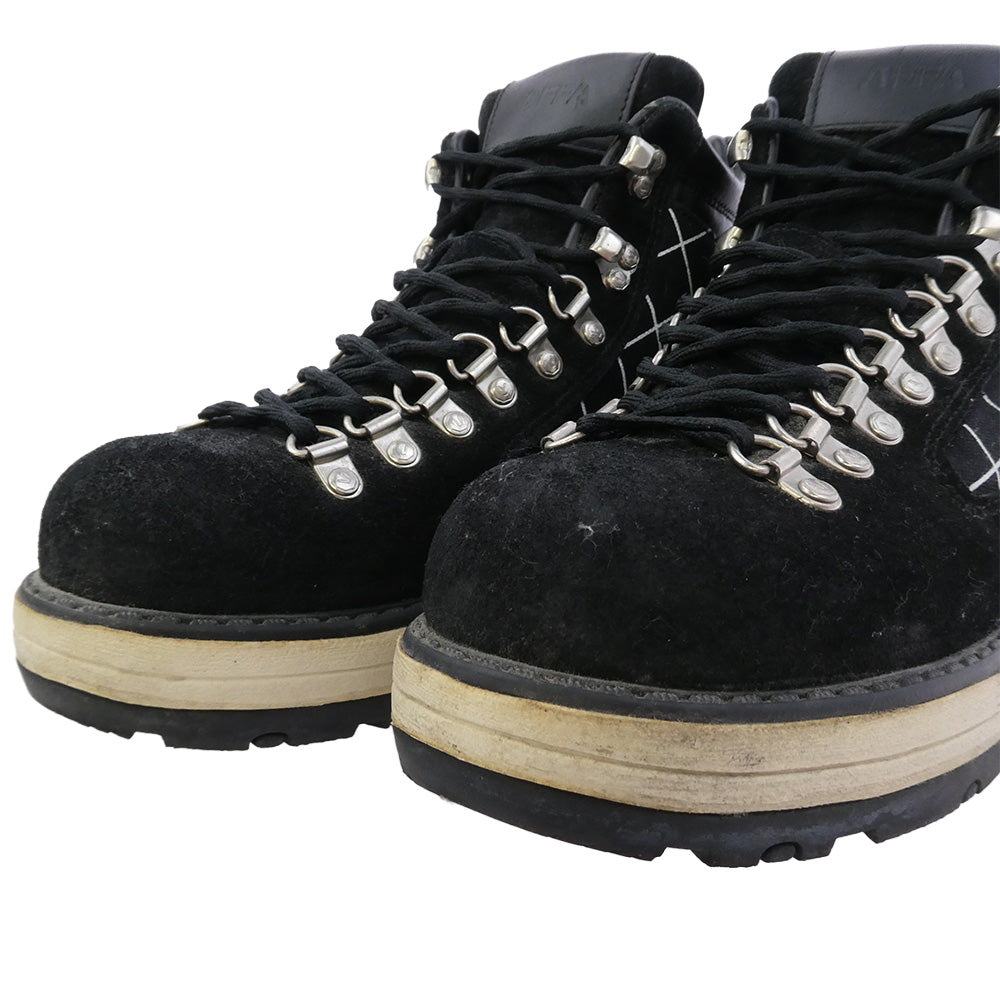 VISVIM ビズビム x AFFA エーエフエフエー SERRA ALPINE セラ アルパイン スパイダー マウンテン ブーツ ブラック系 US8【中古】