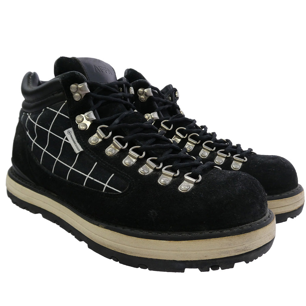 VISVIM ビズビム x AFFA エーエフエフエー SERRA ALPINE セラ アルパイン スパイダー マウンテン ブーツ ブラック系 US8【中古】
