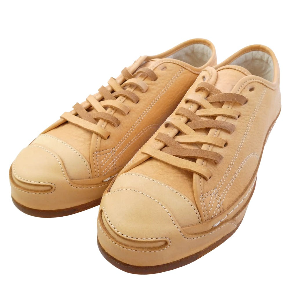 Hender Scheme エンダースキーマ manual industrial products 23 レザー シューズ スニーカー ライトブラウン系【極上美品】【中古】