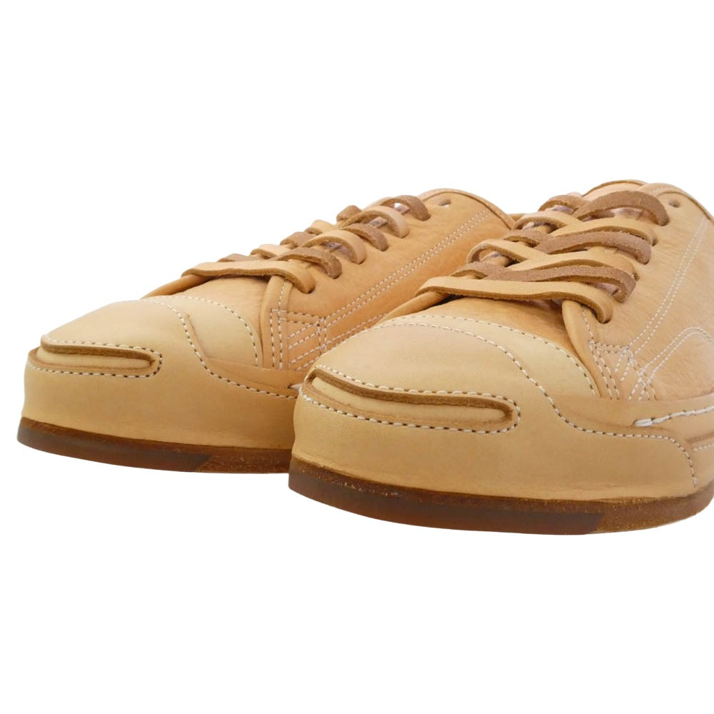 Hender Scheme エンダースキーマ manual industrial products 23 レザー シューズ スニーカー ライトブラウン系【極上美品】【中古】