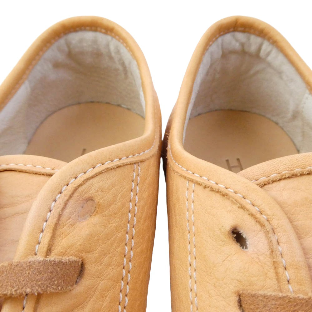 Hender Scheme エンダースキーマ manual industrial products 23 レザー シューズ スニーカー ライトブラウン系【極上美品】【中古】