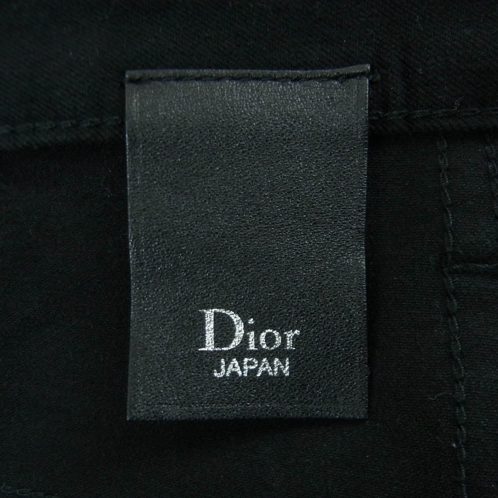 DIOR HOMME ディオールオム 17ss 003D006A0917 クリス期 ボタンフライ ストレッチ スキニー デニム パンツ ブラック系 29【中古】