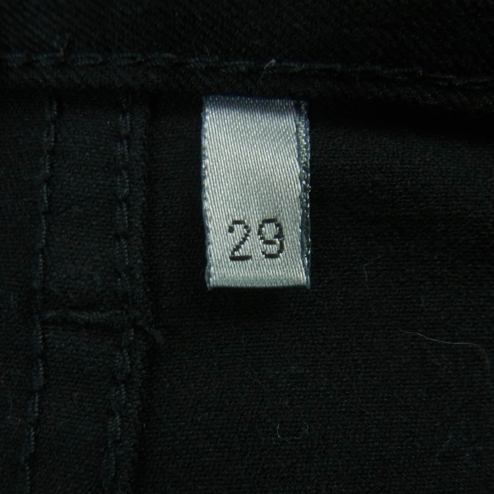 DIOR HOMME ディオールオム 17ss 003D006A0917 クリス期 ボタンフライ ストレッチ スキニー デニム パンツ ブラック系 29【中古】